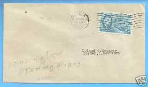 T-305  ITHACA, N.Y. - 1947 CORNELL ROBINSON AIRPORT DEDICATION, AIRMAIL COVER.