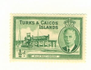 TURKS _ CAICOS 105 MH CV $0.75 BIN $0.35