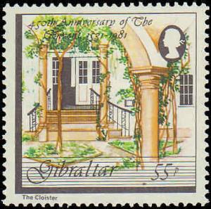 1981 Gibraltar #402-405, Complete Set(4), Never Hinged