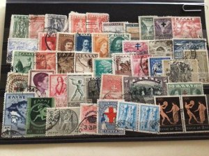 Greece mixed used stamps A10492