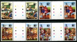 Swaziland 628-631, MNH, Us Pease Korps 25. Ann 1994. x10161