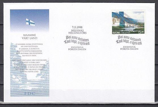 Finland, Scott cat. 1078. National Anthem issue. First Day Cover. ^