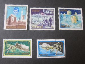 Yemen space set MNH