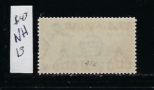 ASCENSION IS. SCOTT #43 1938-53 GEORGE VI 2P (ORANGE)-PERF 13  MINT NEVER HINGED