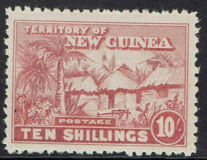 NEW GUINEA 1925 HUT 10/- 