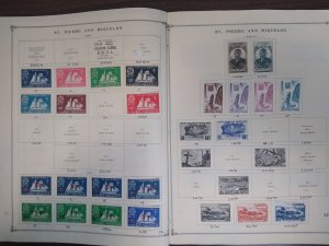 collection on pages St Pierre & Miquelon 1940-59 FW: CV $183