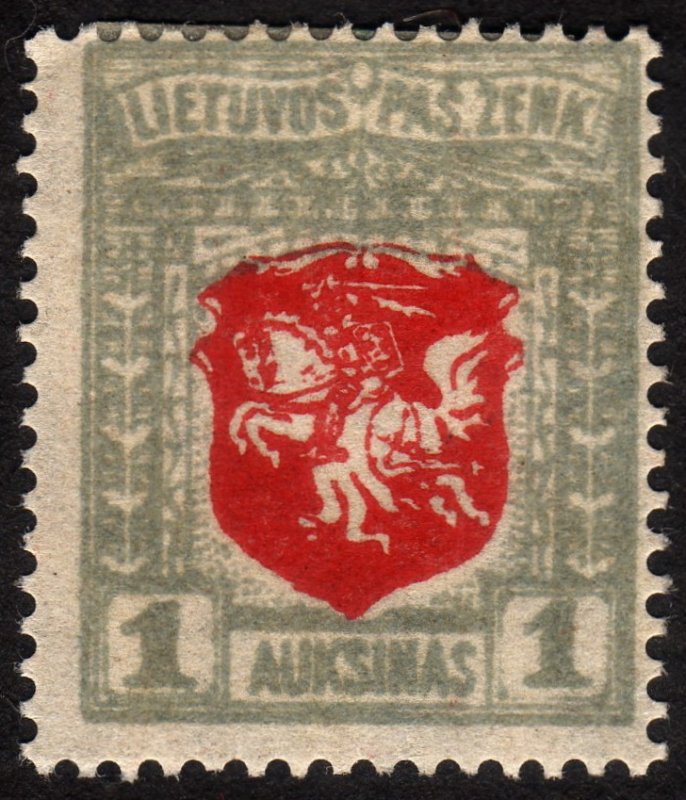 1919, Lithuania 1A, MH, Sc 37