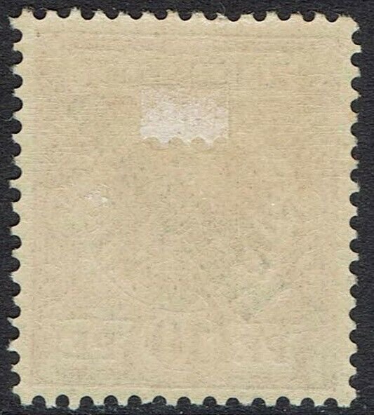 CAROLINE ISLANDS 1899 EAGLE 10PF 48 DEGREE ANGLE