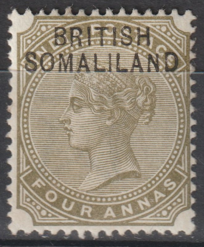 British Somaliland Scott#6 1903 MH QV