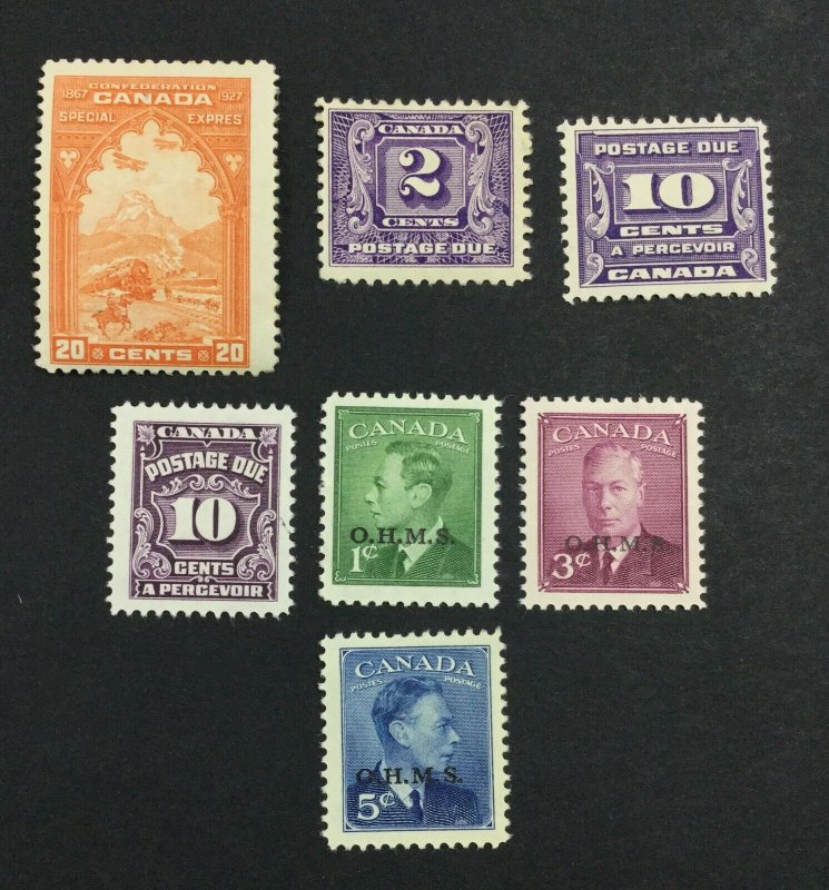 MOMEN: CANADA SG # MINT OG H £ LOT #7127