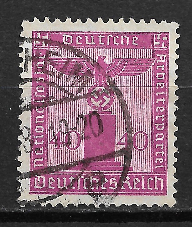 1938 Germany S11 National Socialist German Workers' Party 40pf used