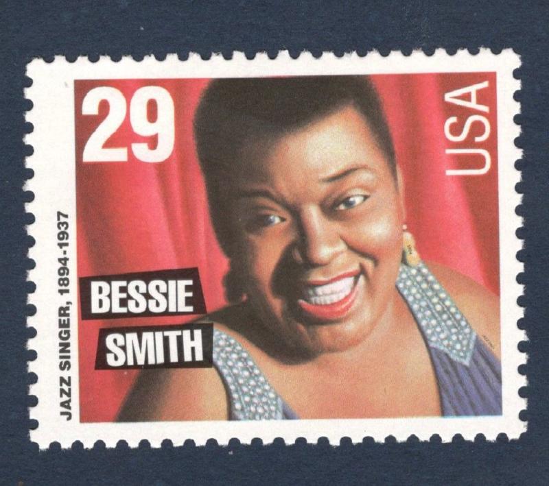 2854 Bessie Smith Jazz Singer US Single Mint/nh (Free Shipping)