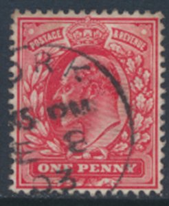 GB    SG 219  scarlet with '02 cancel   SC# 128 Used   1902  as per scans    ...