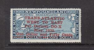 Newfoundland #C12 NH Mint  **With Certificate**