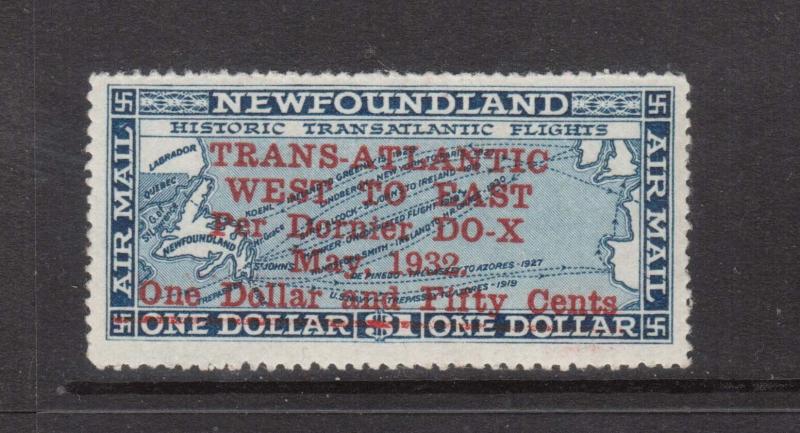 Newfoundland #C12 NH Mint  **With Certificate**