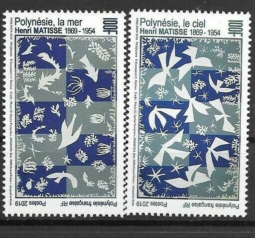 TAHITI (FRENCH POLYNESIA) / 2019 - 150 years of Henri MATISSE (Paint, Art), MNH 