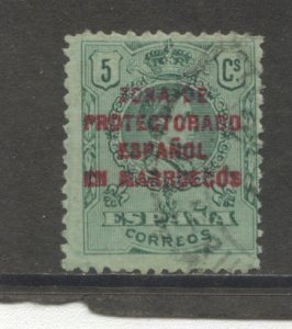 Spanish Morocco 54 Used cgs (1