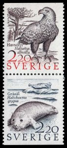 Sweden - Scott 1678-1679 - Mint-Never-Hinged - Attached Pair from Booklet Pane