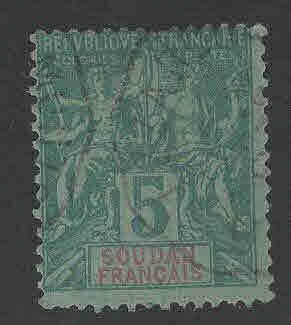 French Sudan Scott 6 Used