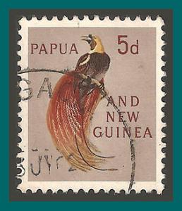 Papua New Guinea 1963 Bird of Paradise, used  155,SG42