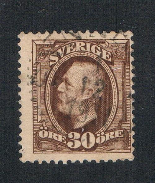 Sweden  62 Used King Oscar II (S0389)