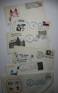 US Stamp Exhibtion & Stamp Show Lot of 6 Philatelic Expo Cachet Covers