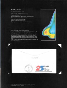 #1909 STS-8 Space Flight Cover in Official USPS/NASA Folder (11238)