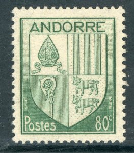 Andorra 1944 French Coat of Arms SG  #F103 MNH Z271