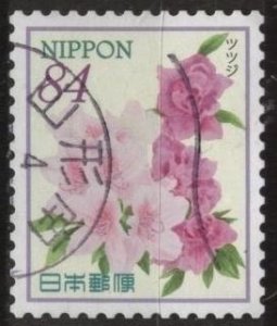 Japan 4583d (used) 84y hospitality flowers: azaleas (4/6/2022)