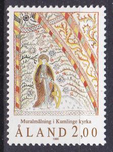 Finland-Aland Isls.  44 MNH 1990 2m Fresco