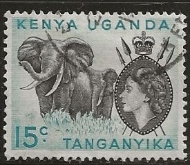 Kenya Uganda  & Tanganyika | Scott # 106 - Used