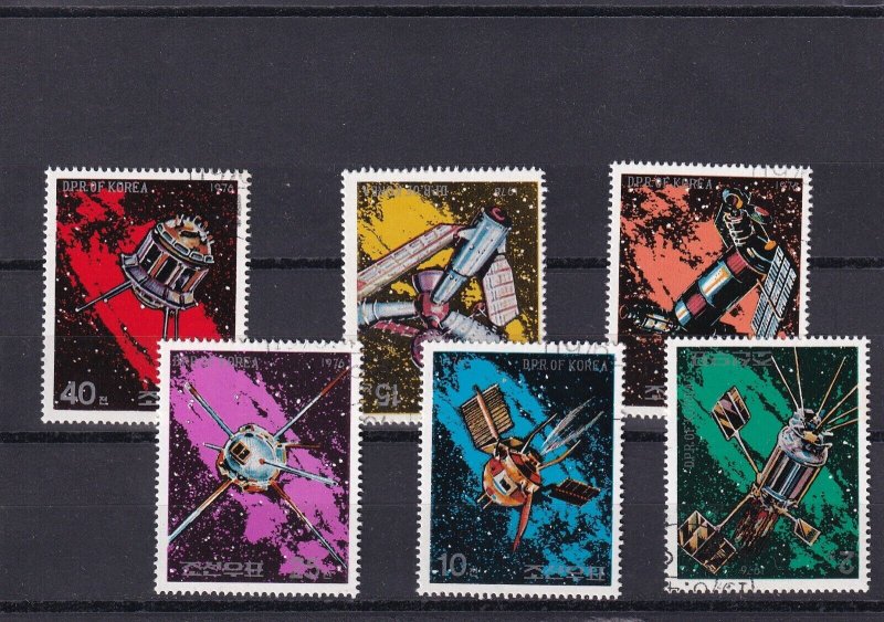 SA18d Korea 1976 Space used stamps