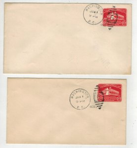 1932 GEORGE WASHINGTON BICENTENNIAL ENVELOPE FDC U528 5c ISSUE D.C. #6 CANCEL