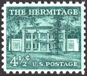 SC#1037 4½¢ The Hermitage Single (1959) MNH