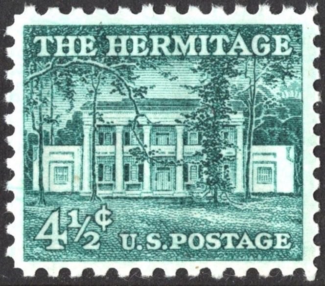 SC#1037 4½¢ The Hermitage Single (1959) MNH