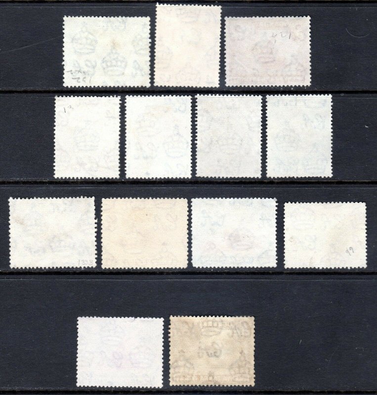 K.U.T     KGVI  BASIC PART SET  TO 1/- USED