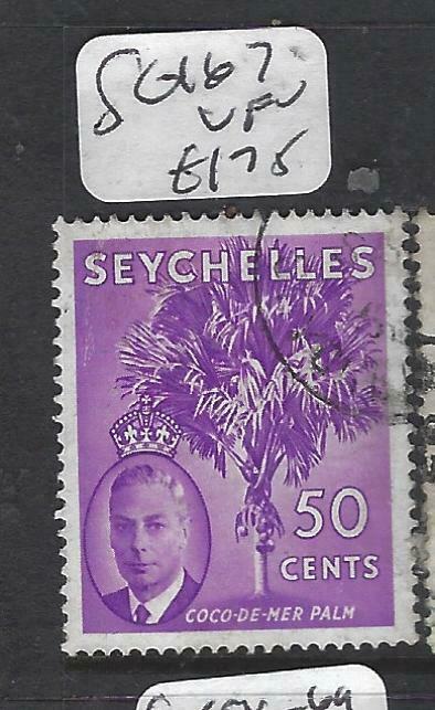 SEYCHELLES  (PP2905B)  KGVI  50C  TREE SG 167   VFU