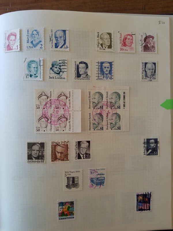 1 Collection of US Mint and Used stamps in a Devon Binder... SCV over $700.00