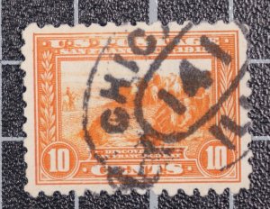 Scott 404 10 Cents San Francisco Bay Used  PSE Cert Grade 90 SCV $200.00