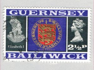 Guernsey 45 Used Arms of Guernsey 1971 (BP66512)