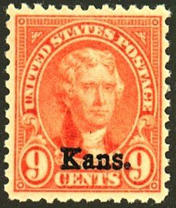 U.S. #667 MINT OG NH