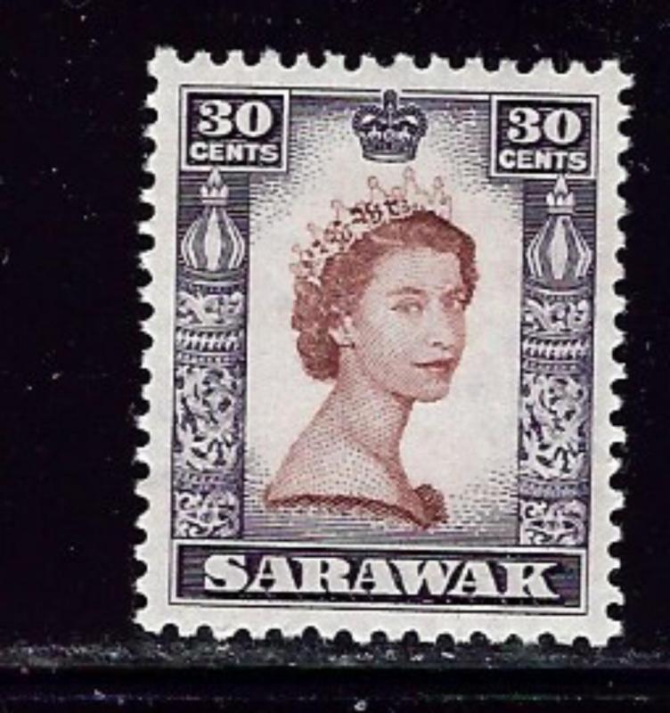 Sarawak 207 MNH 1955 QEII