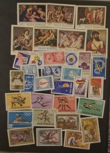 ROMANIA Vintage Stamp Lot Collection Used  CTO T5869