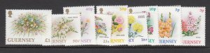 Guernsey 1992 Flowers part1 - Unmounted mint