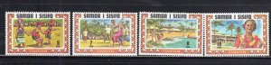 SAMOA #344-347 1971 TOURIST PUBLICITY MINT VF NH O.G