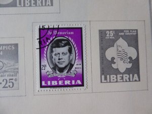 Liberia 1892-1976 Stamp Collection on Scott International Stamp Album Pages