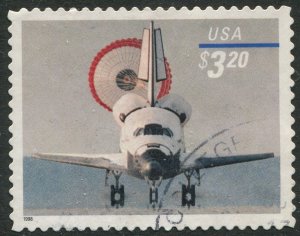 3261  $3.20  Priority Mail Shuttle Landing  Used XF