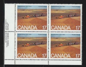 Canada Plate block mnh  #  863