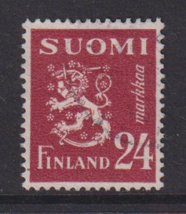 Finland    #274  used  1948  Lion  24m brown lake