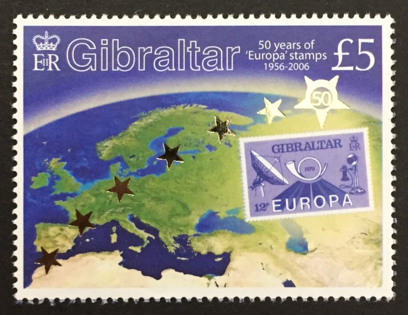 Gibraltar 2005 #1026, Europa 50th Anniversary, MNH.